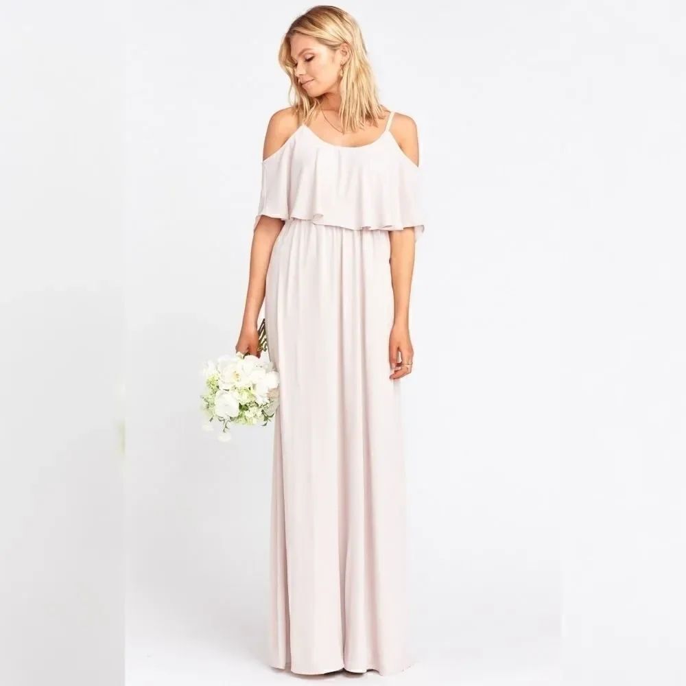 NWOT Show Me Your Mumu Caitlin Ruffle Maxi Dress M